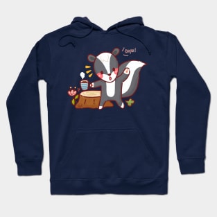 Cute Farting Skunk Hoodie